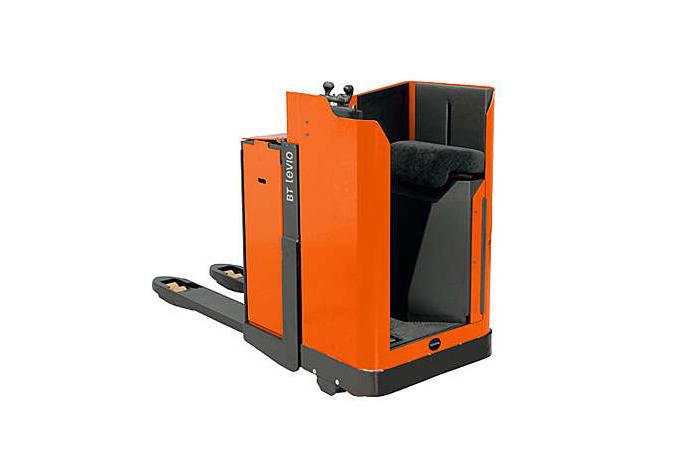 Электротележка с управлением стоя