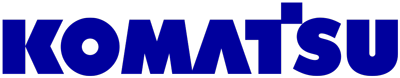 погрузчики Komatsu. логотип