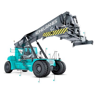 Ричстакеры KONECRANES от 10 до 80 тонн Ричстакеры KONECRANES от 10 до 80 тонн